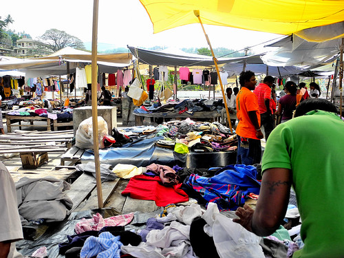 Clothes Market in Kandy  (by Queenie)