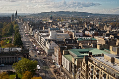 Views from the Scott Monument, Edinburgh.