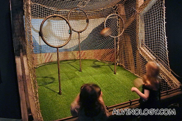 Quidditch hoops for kids to play with