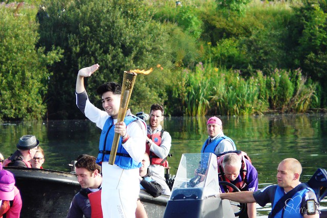 The Olympic Torch Relay, Fairlop Waters at The Purple Pumpkin Blog