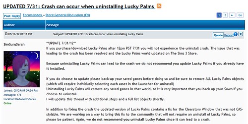 Lucky Palms Update