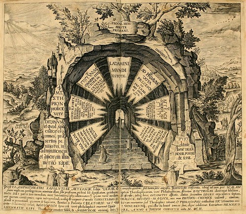015-Cuarto grabado rectangular horizontal-Amphitheatrvm sapientiae aeternae…-1609- Heinrich Khunrath
