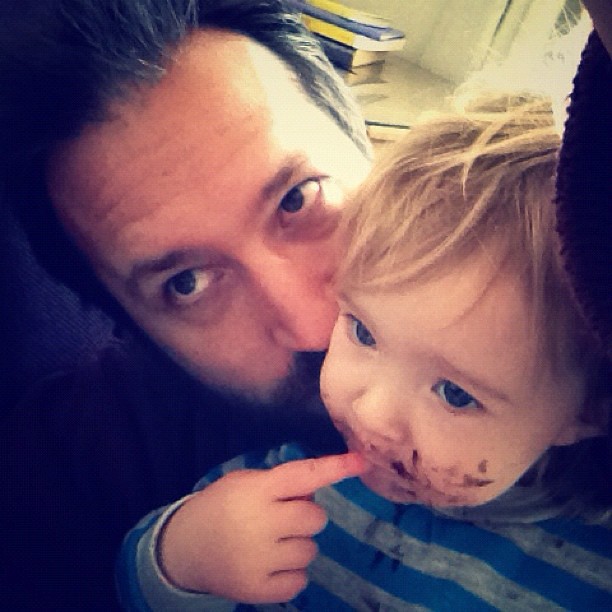 She was covered in chocolate ganache so I ate her. #scrumptious