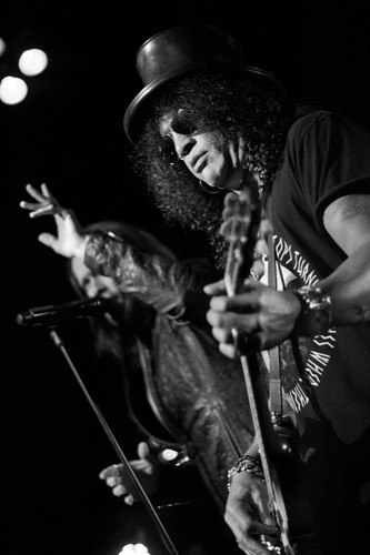 Slash on stage at Ram's Head Live with Myles Kennedy