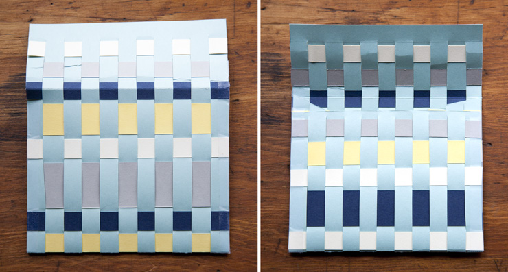 DIY Weaved Paper Envelopes 