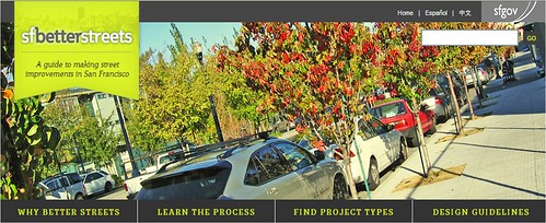 website banner (by: San Francisco Better Streets)