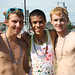 Clayton Mead, Gage Rodriguez, and Blake Barnett at San Antonio Pride 2012