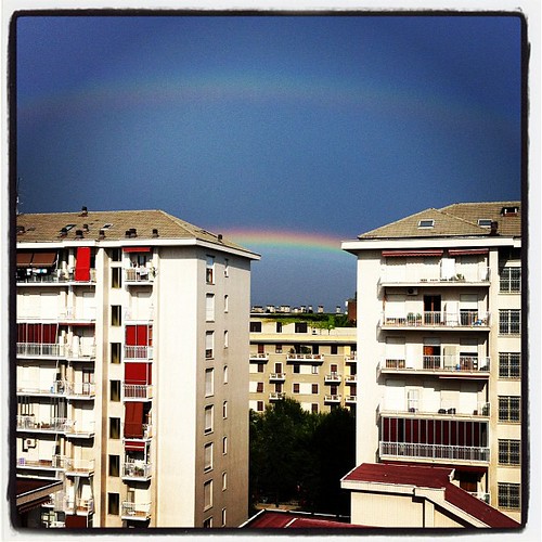 Right now:)) beautiful rainbows:)