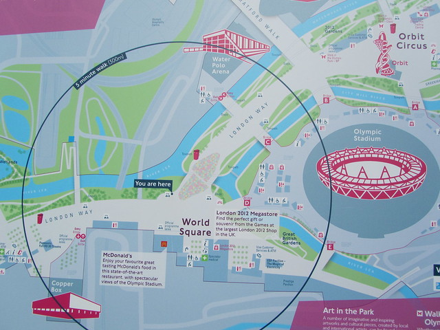 Olympic Park - Map of Park