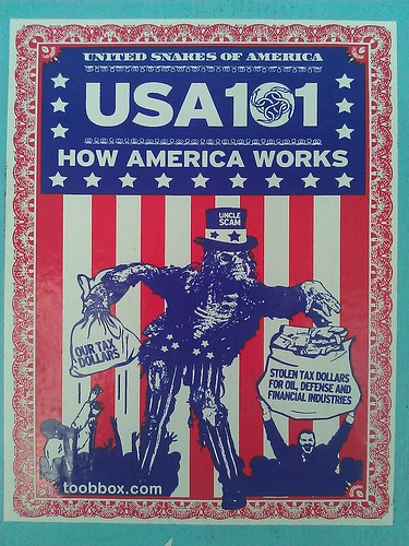 USA 101 HOW AMERIA WORKS STICKER toobbox.com by GCRad1