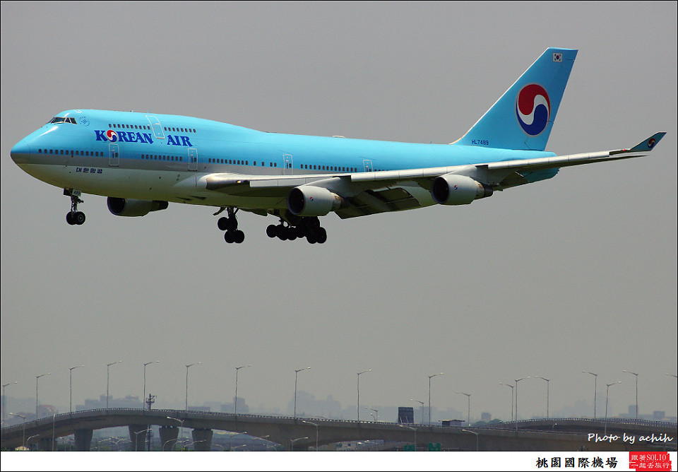 大韓航空HL7489貨機