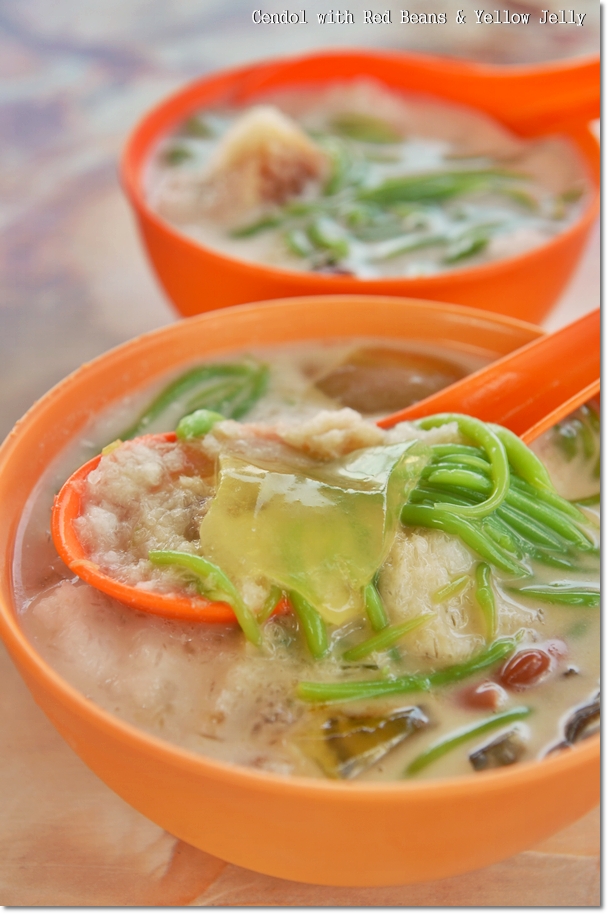 Cendol with Yellow Jelly