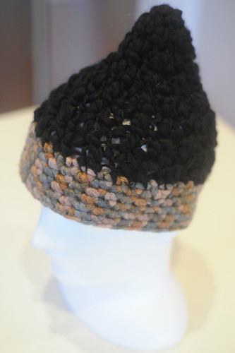 Black & brown hat