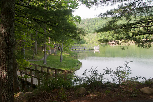 Douthat State Park has a 50 acre lake for lots of activities.