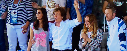 Paul McCartney at the Velodrome London Olympics 2012