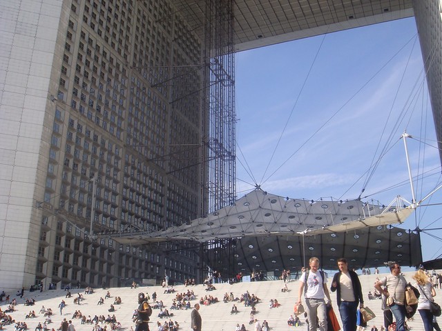 The Grande Arche is the central and iconic building of La Défense, Paris