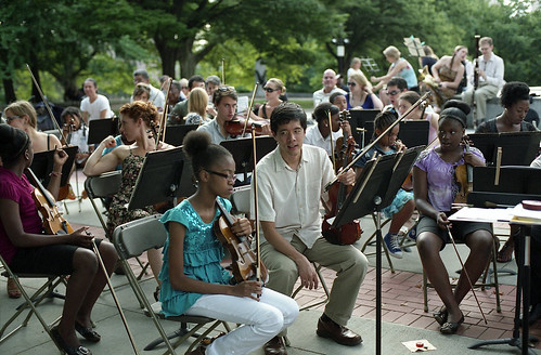 The String Orchestra of Brooklyn, Fort Greene Park, Brooklyn, July 21, 2012