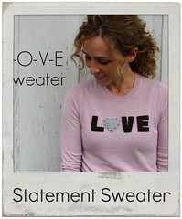 how to make a statement sweater