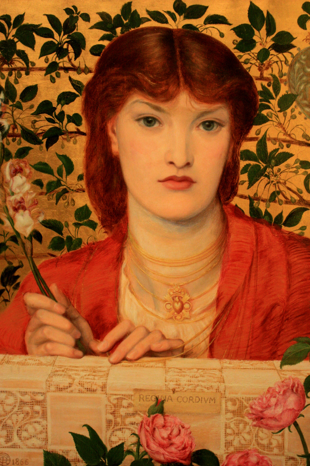 Regina Cordium by Dante Gabriel Rossetti, 1866