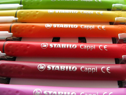 Stabilo Cappi felt tip pens