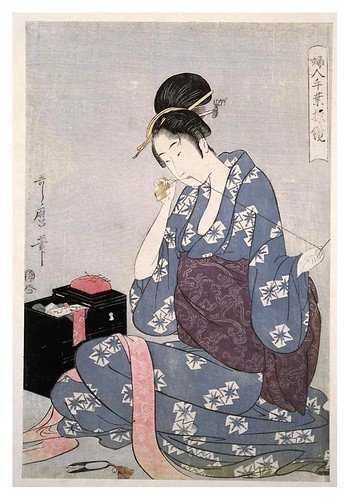 008-La costura 1797-1798-Kitagawa Utamaro-NYPL