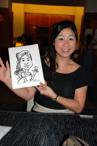 caricature live sketching for Rio Tinto Dinner & Dance - 6