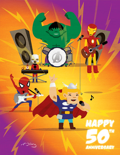 Happy 50th Spider-Man, Hulk, Thor, Ant-Man, & Iron Man