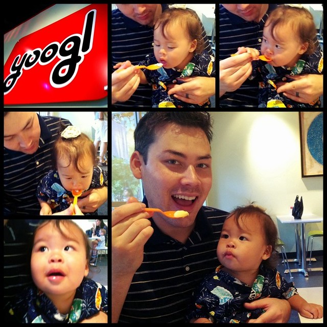 A froyo lover, just like Daddy!