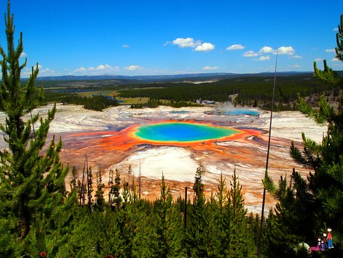 The Grand Prismatic in Yellowstone National Park