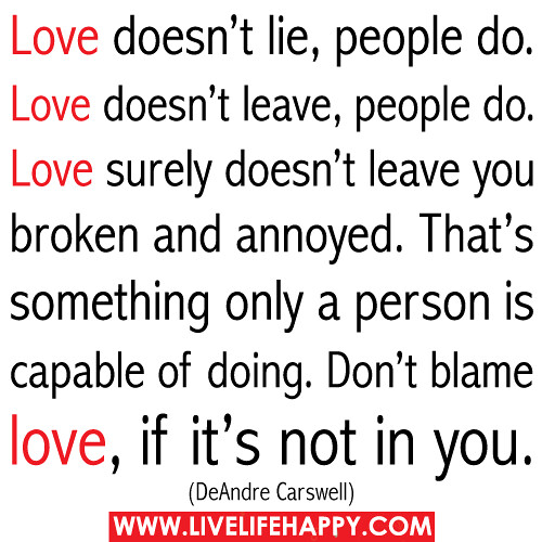 Love Doesn't Lie