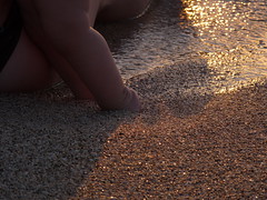 Petits pieds dans le sable