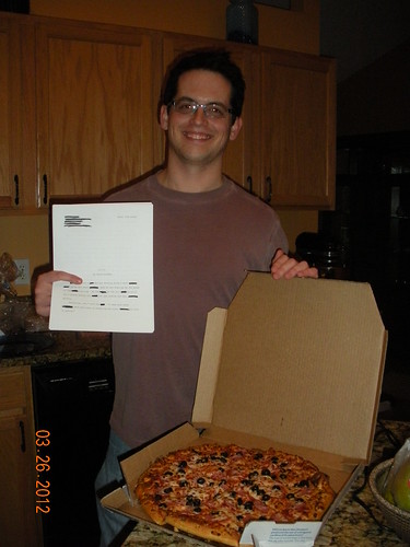 David Steffen wins a pizza for a five-minute rejection!
