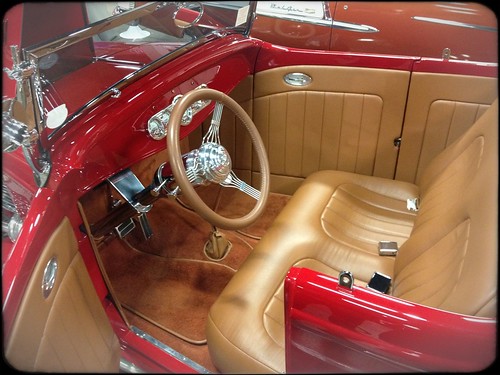 1932 Ford Roadster interior