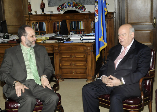 OAS and CARICOM Leaders Exchange Views on Hemispheric Issues
