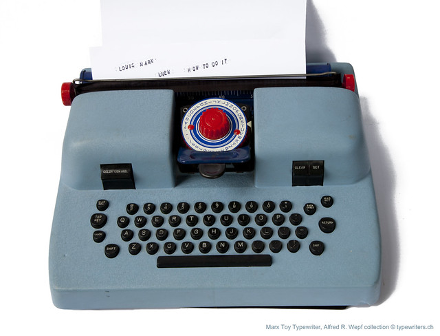 Marx IMB typewriter