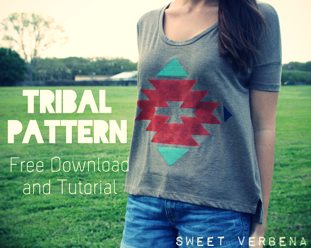 Tribal patterns are very trendy right now They are graphic and easy to DIY