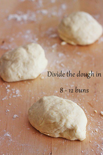 dividing the dough