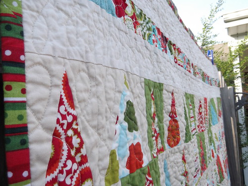 Christmas in July lap quilt