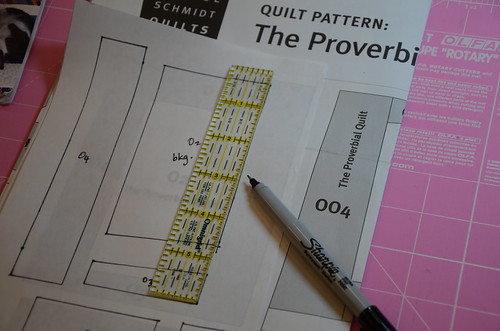 Proverbial Quilt Along - Freezer Paper templates