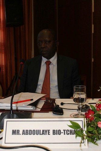Le béninois Abdoulaye Bio-Tchané, membre du panel. Photo A. Diagana/kassataya