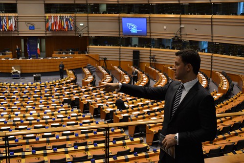 Petru Luhan in plenul Parlamentului European