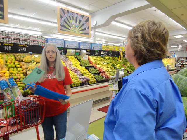 Linda Schwarz shares about food & ag production at Russ's Market