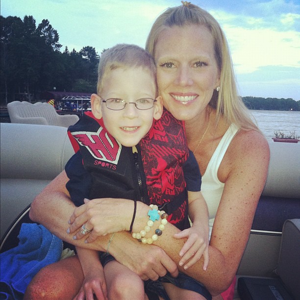 Fireworks boat ride with my buddy.