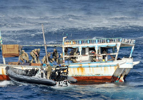 Royal Marines on Counter Piracy Operations Near Somalia