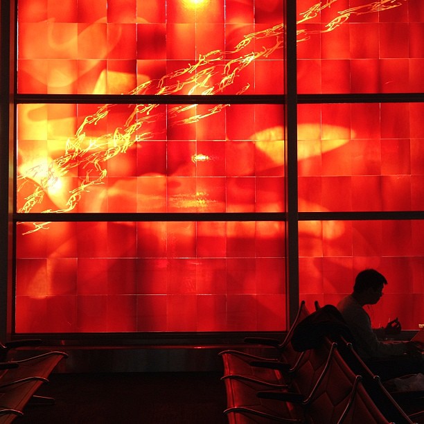 The Red Room #window #airport #scl_travel