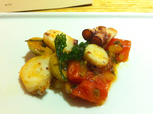 Octopus with Roasted Peppers