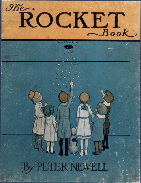 Illustrated children's book : The Rocket Book (cover)