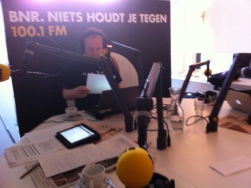 On air at BNR Nieuwsradio