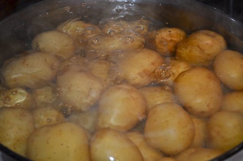 potatoes roasted in garlic, butter & olive oil 4