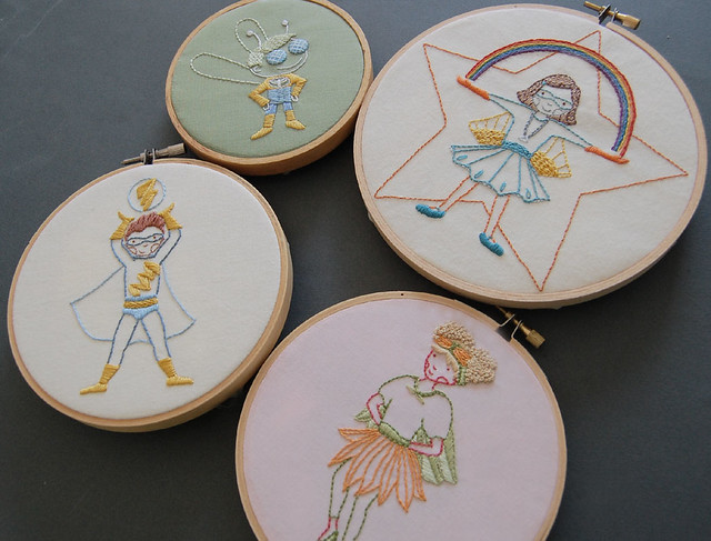 Kindersquad free embroidery pattern
